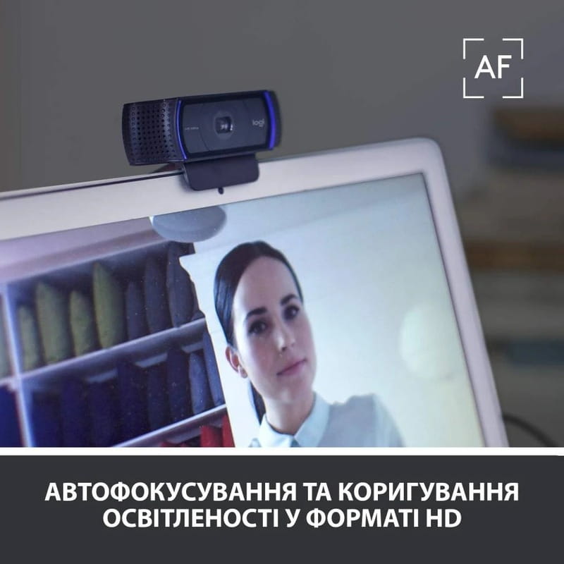 Веб-камера Logitech C920 HD Pro (960-001055) з мікрофоном