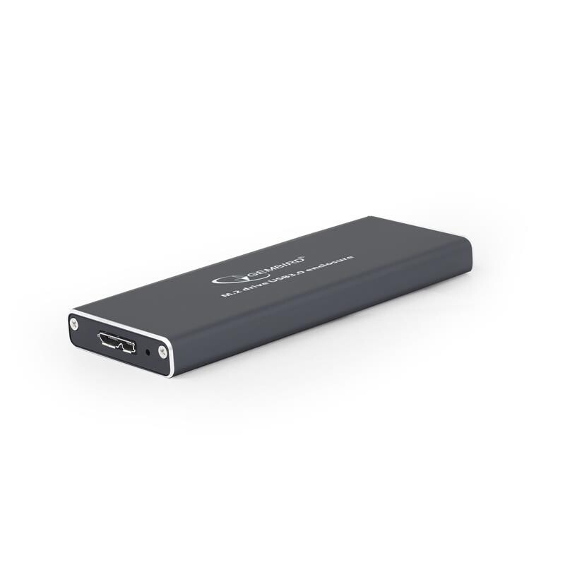 Внешний карман Gembird SSD M.2, USB 3.0, алюминий, Black (EE2280-U3C-01)
