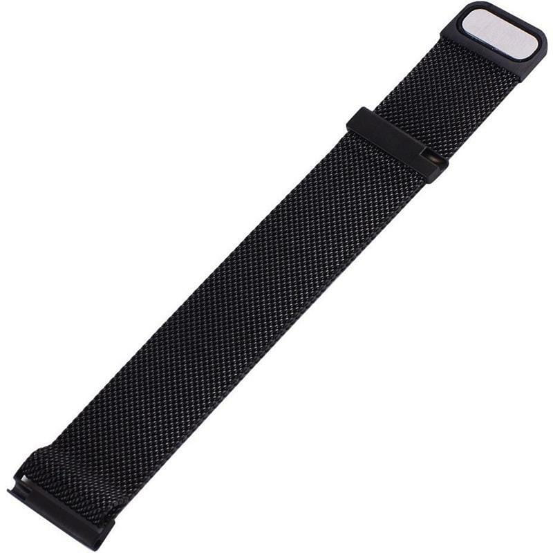 Ремешок BeCover Milanese Style для Samsung Galaxy (20mm)/Watch 5/ Watch 4 40/44mm/Watch 4 Classic 42mm/Watch Active/Active 2 40/44mm/Watch 3 41mm/Gear S2/Classic/Gear Sport Black (707671)