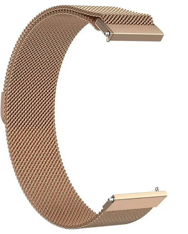 Ремешок BeCover Milanese Style для Samsung Galaxy (20mm)/Watch 5/ Watch 4 40/44mm/Watch 4 Classic 42mm/Watch Active/Active 2 40/44mm/Watch 3 41mm/Gear S2/Classic/Gear Sport Brown (707672)