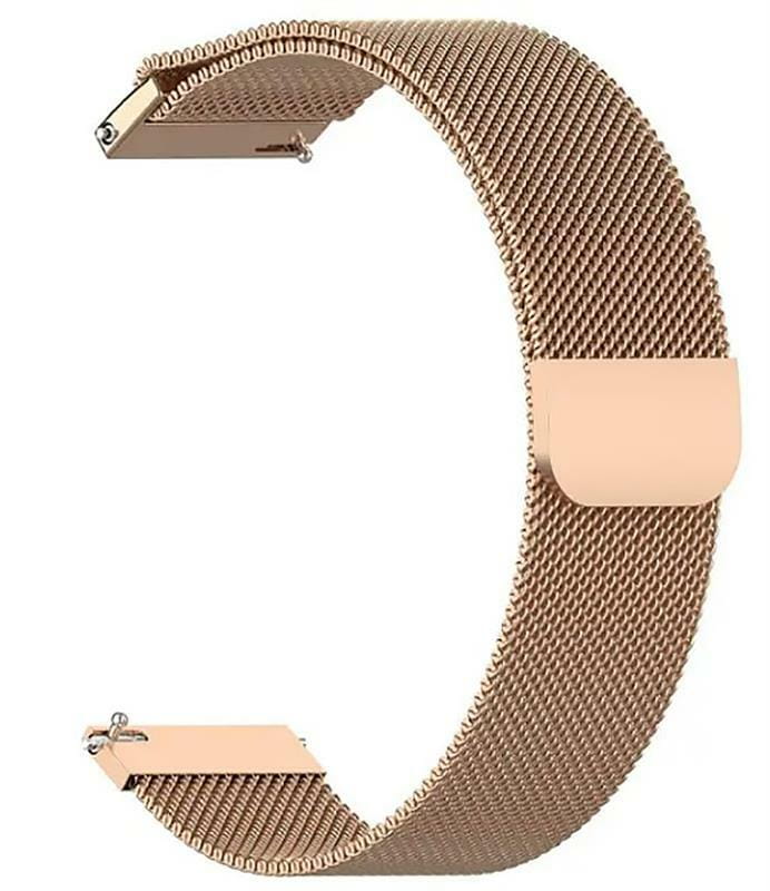 Ремешок BeCover Milanese Style для Xiaomi Amazfit Bip (22mm) Lite/Bip S Lite/GTR 42mm/GTS/TicWatch S2/TicWatch E/GTS 3/GTS 2 mini Brown (707736)