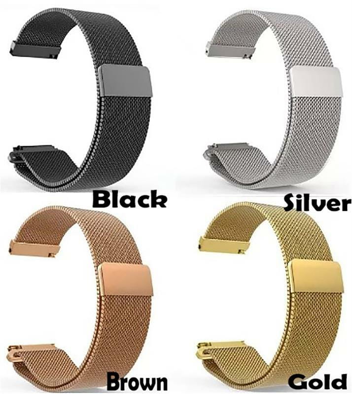 Ремешок BeCover Milanese Style для Xiaomi Amazfit Bip (22mm) Lite/Bip S Lite/GTR 42mm/GTS/TicWatch S2/TicWatch E/GTS 3/GTS 2 mini Brown (707736)