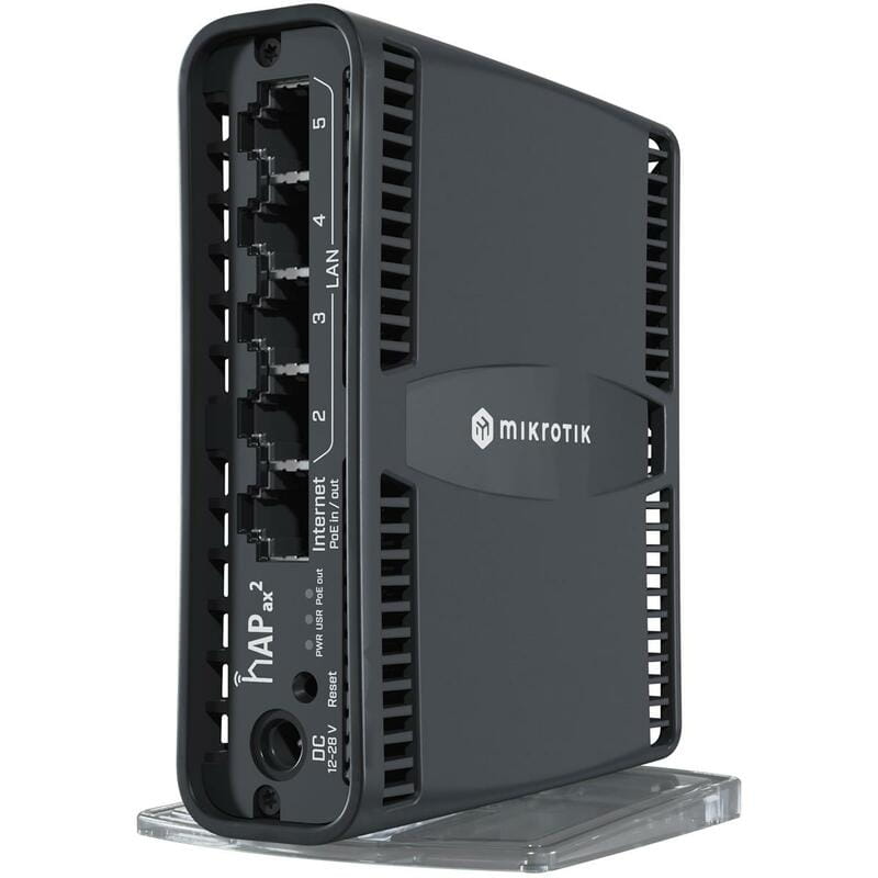 Бездротовий маршрутизатор MikroTik hAP AX2 (C52iG-5HaxD2HaxD-TC)
