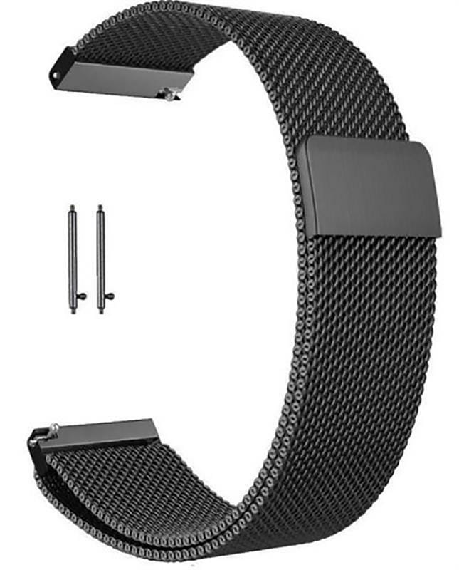 Ремешок BeCover Milanese Style для Amazfit Stratos (22mm)/Stratos 2/2S/3/Amazfit GTR 2/Amazfit GTR 47mm/Amazfit GTR Lite 47mm/Amazfit Nexo/Amazfit Pace/Amazfit GTR 3 Pro Gray (707729)