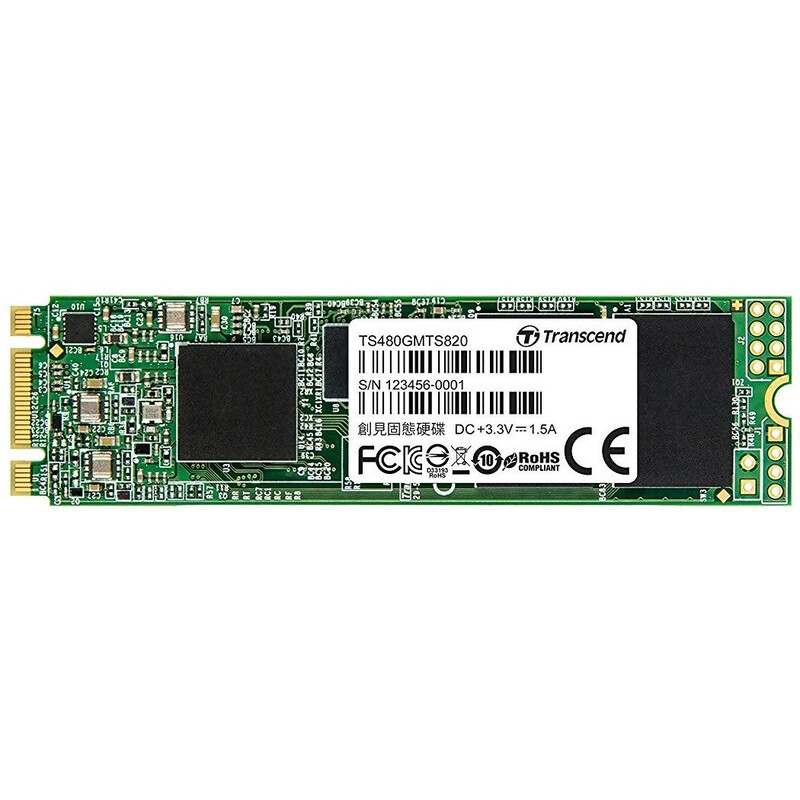Накопичувач SSD  480GB Transcend 820S M.2 2280 SATAIII 3D TLC NAND (TS480GMTS820S)