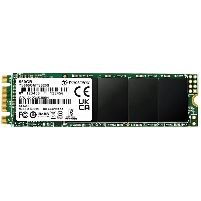 Накопитель SSD  960GB Transcend 820S M.2 2280 SATAIII 3D TLC NAND (TS960GMTS820S)
