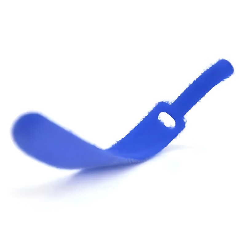 Стяжки на липучці Voltronic 12х150 мм Blue (10729)