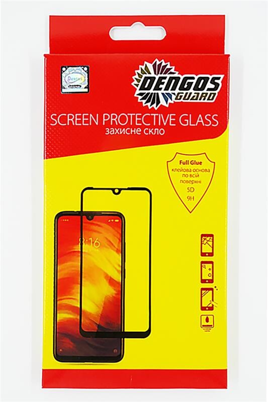 Защитное стекло Dengos для Samsung Galaxy A23 SM-A235 Black Full Glue (TGFG-203)