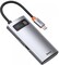 Фото - Концентратор USB-C Baseus Metal Gleam Series 4in1 Gray (CAHUB-CY0G) | click.ua