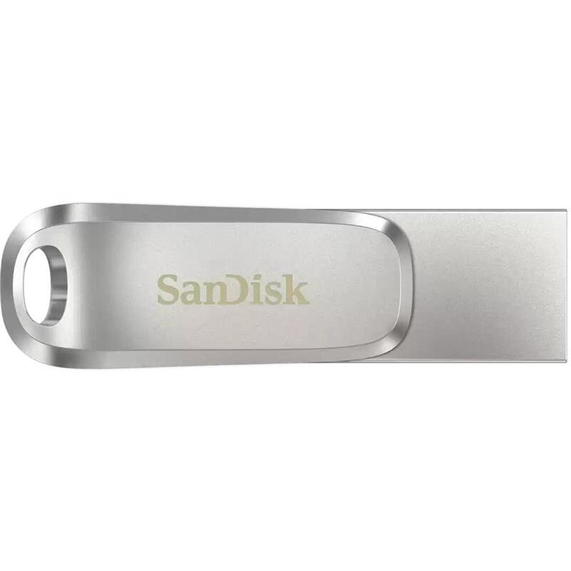 Флеш-накопичувач USB 64GB Type-C SanDisk Ultra Dual Luxe Silver (SDDDC4-064G-G46)