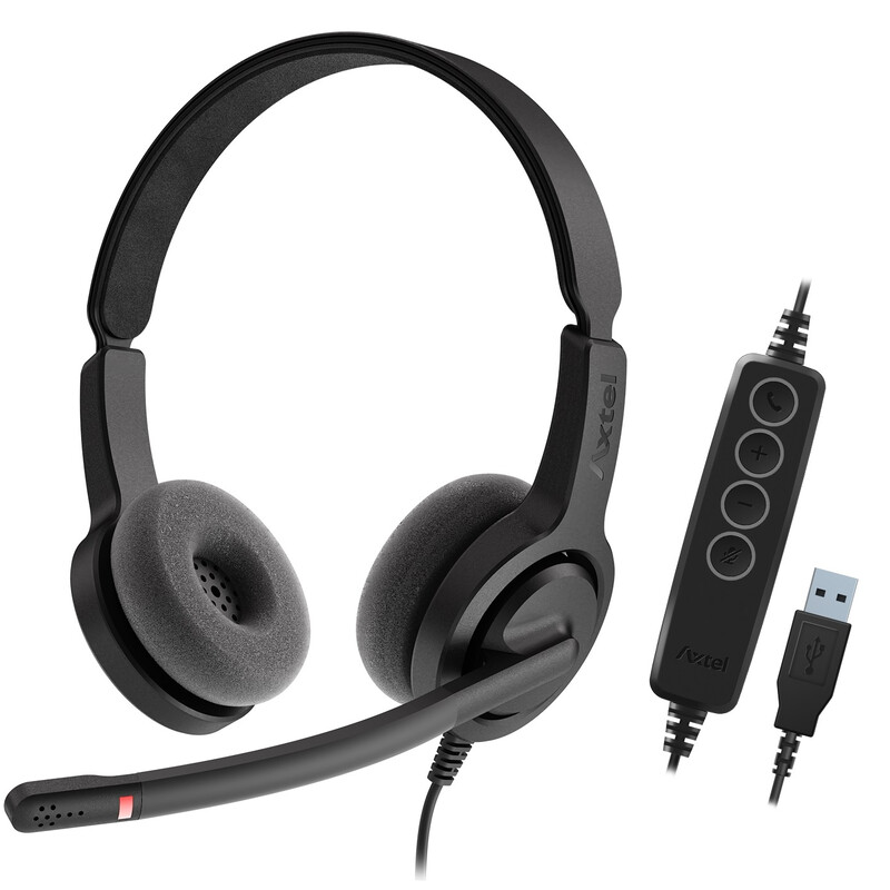 Гарнітура Axtel Voice UC 28 duo NC (AXH-V28UCD)