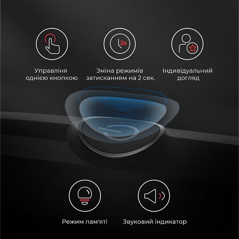Розумна зубна електрощітка Oclean Endurance Electric Toothbrush Black (6970810552386)