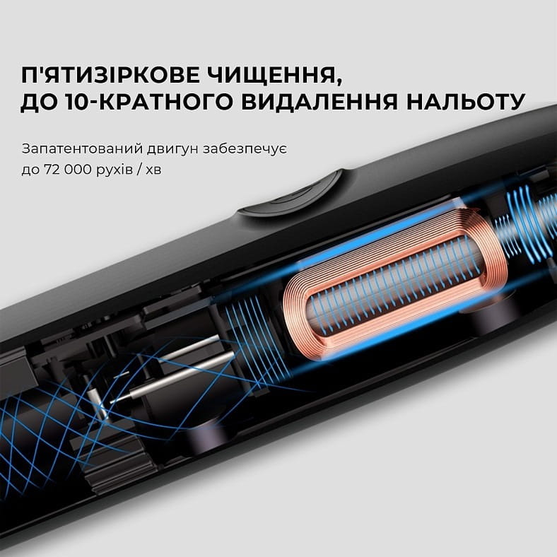 Розумна зубна електрощітка Oclean Endurance Electric Toothbrush Black (6970810552386)