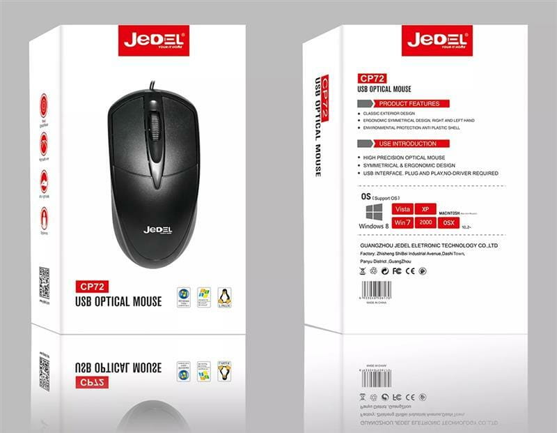 Мышь Jedel CP72 Black