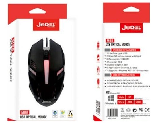Мышь Jedel M66 Black