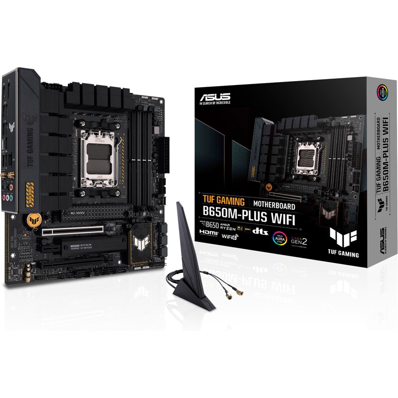 Материнська плата Asus TUF Gaming B650M-PLUS WiFi Socket AM5