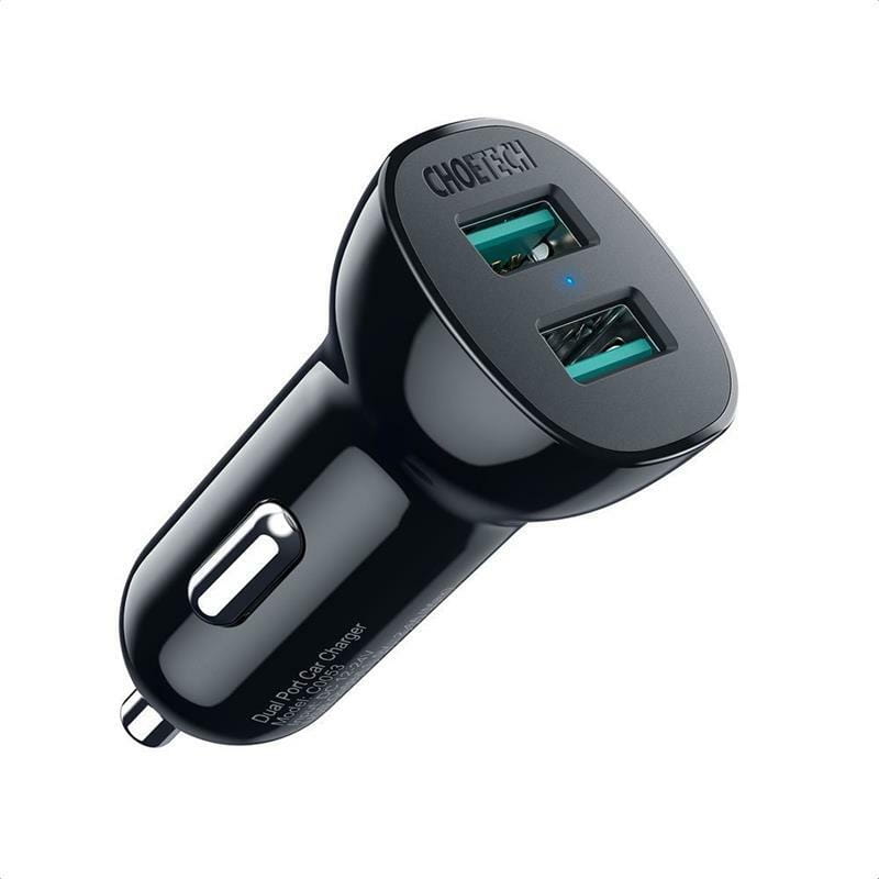 Автомобильное зарядное устройство Choetech C0051 36W QC3.0 (2USBx2.4A) (C0051-V5)