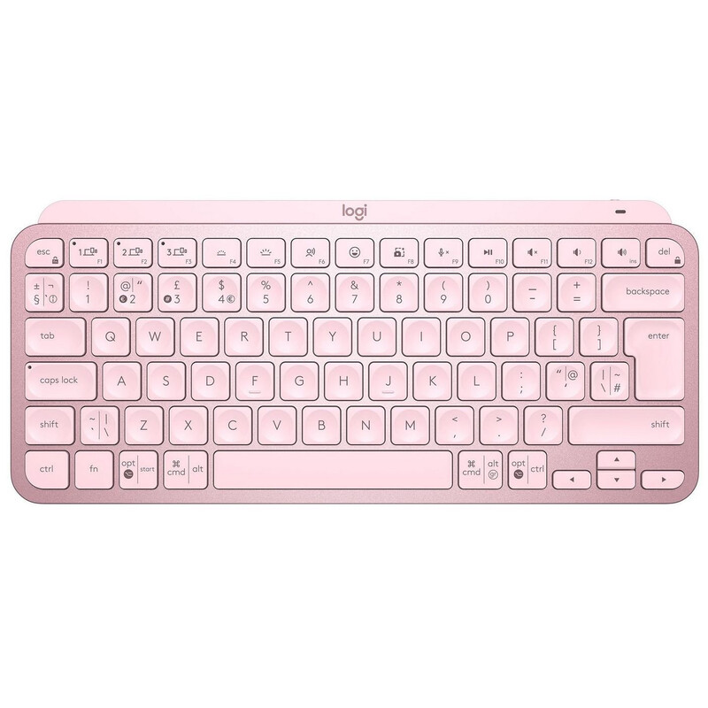 Клавиатура беспроводная Logitech MX Keys Mini Wireless Illuminated UA Rose (920-010500)