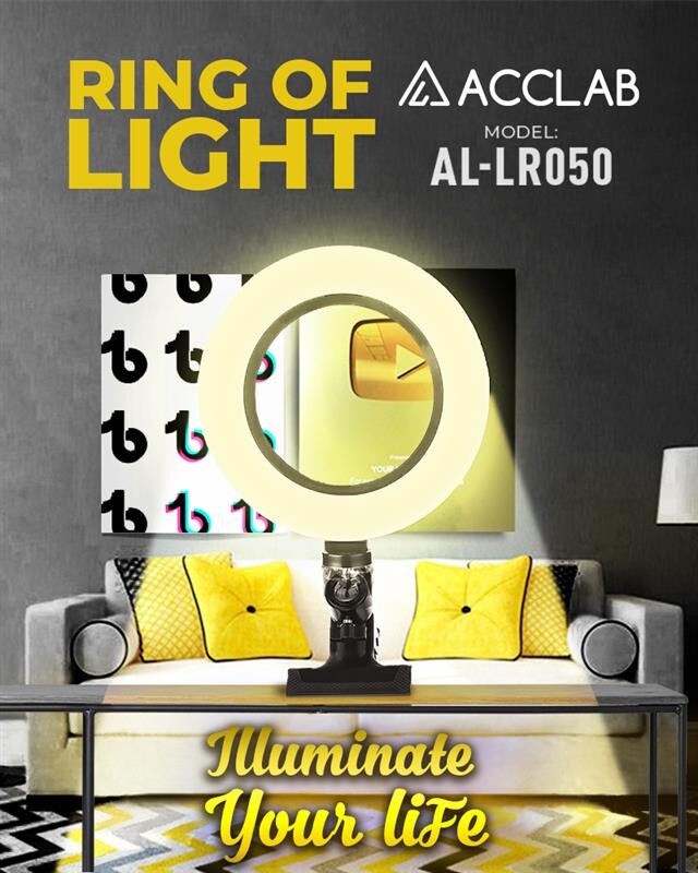 Кольцевая USB LED-лампа ACCLAB AL-LR050 (1283126511578)