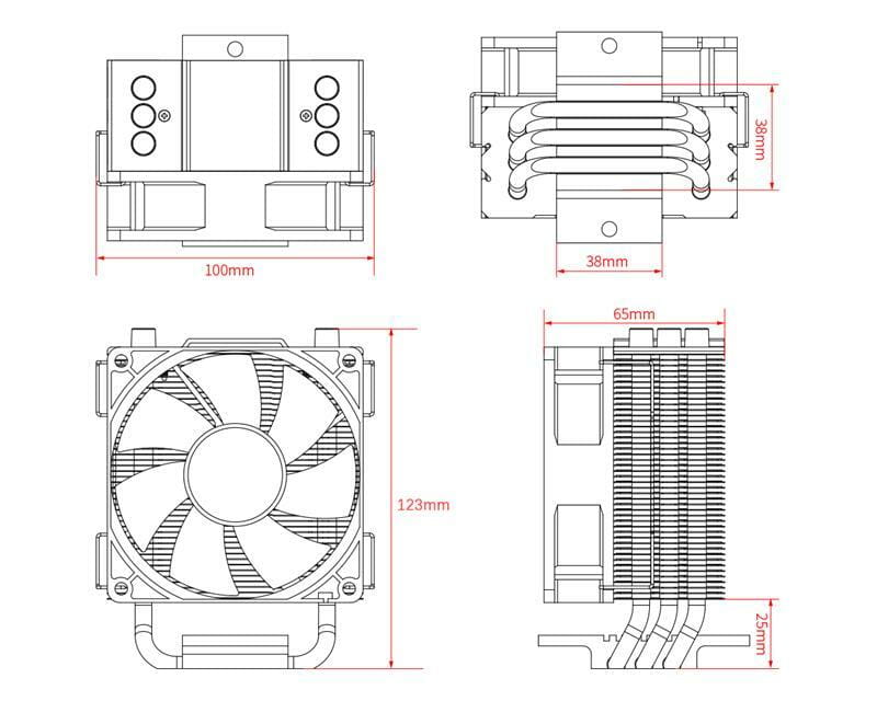 Кулер процессорный ID-Cooling SE-903-XT