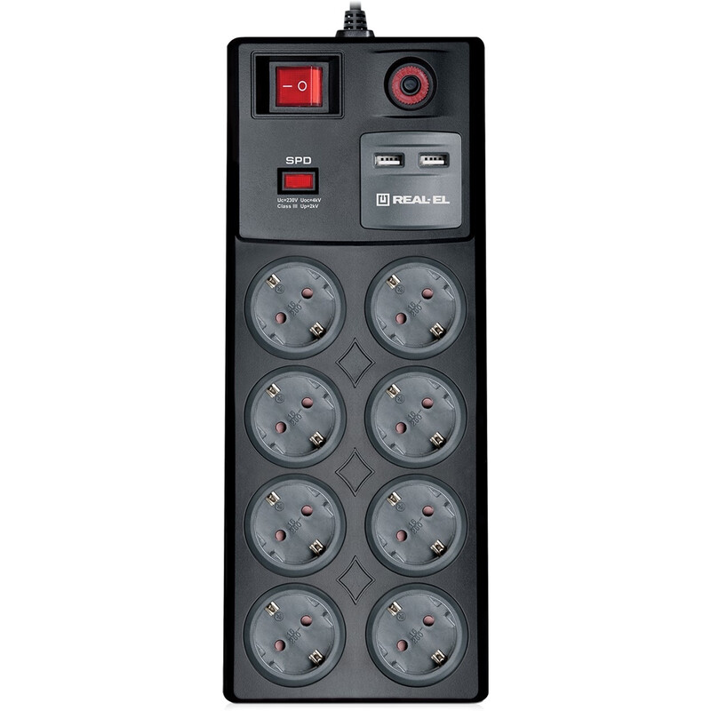 Фильтр питания REAL-EL RS-8F