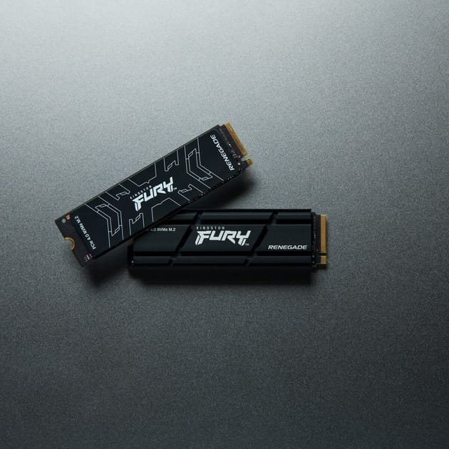 Накопитель SSD 1TB Kingston Fury Renegade with Heatsink M.2 2280 PCIe 4.0 x4 NVMe 3D TLC (SFYRSK/1000G)