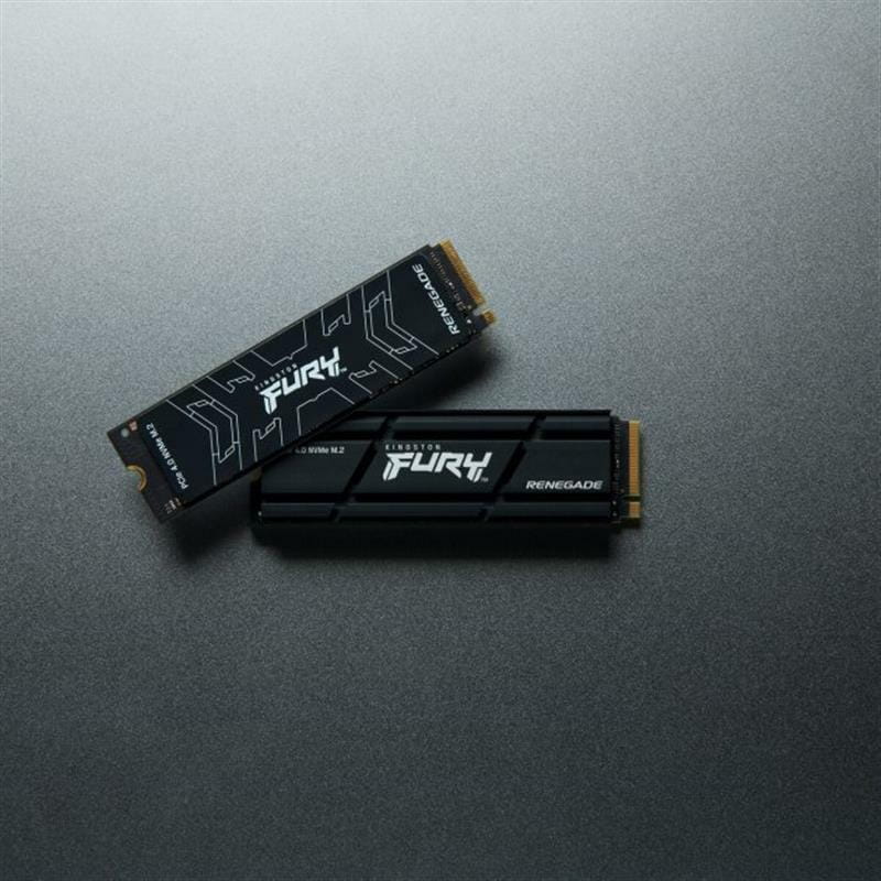 Накопичувач SSD 2TB Kingston Fury Renegade with Heatsink M.2 2280 PCIe 4.0 x4 NVMe 3D TLC (SFYRDK/2000G)