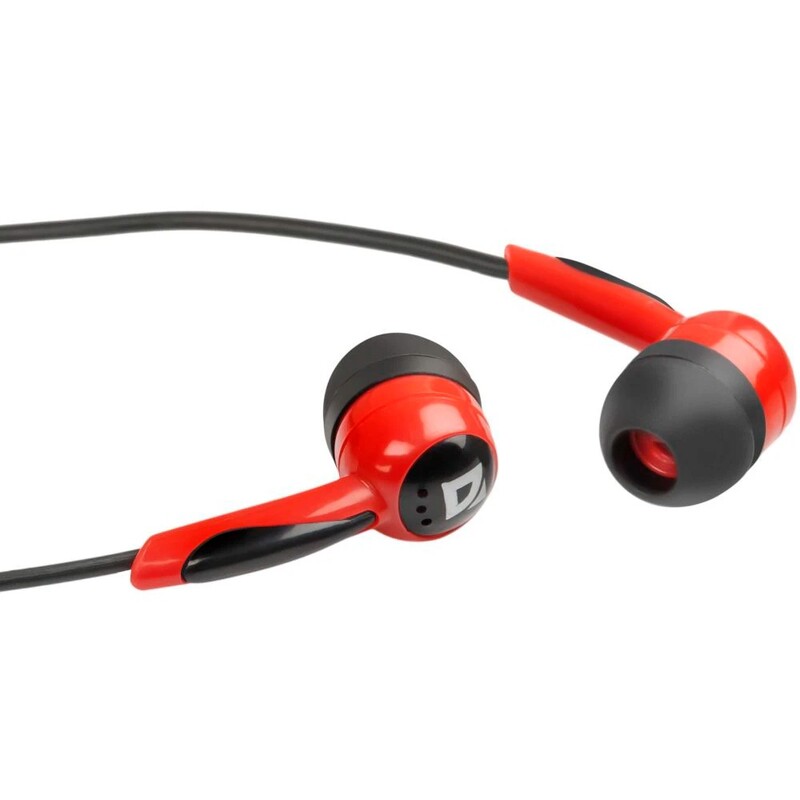Навушники Defender Basic-604 Black/Red (63605)