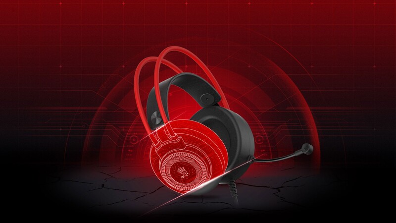 Гарнитура Bloody G200 Black/Red