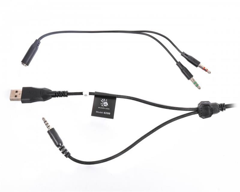 Гарнитура Bloody G200 Black/Red