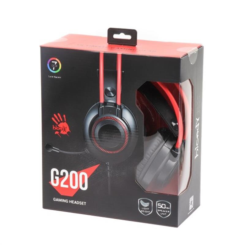 Гарнитура Bloody G200 Black/Red