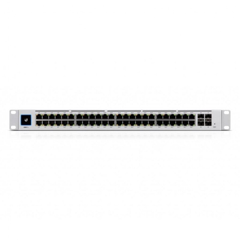 Коммутатор Ubiquiti UniFi Switch USW-48-POE (16xGE, 32xGE PoE+, 4xSFP, PoE 240W max)