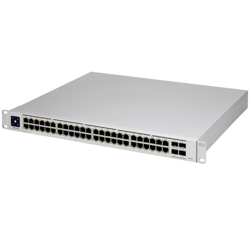 Коммутатор Ubiquiti UniFi Switch USW-48-POE (16xGE, 32xGE PoE+, 4xSFP, PoE 240W max)