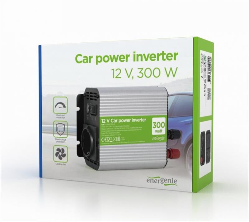 Інвертор напруги EnerGenie EG-PWC300-01 300W