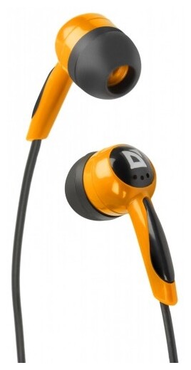 Навушники Defender Basic-604 Black/Orange (63606)