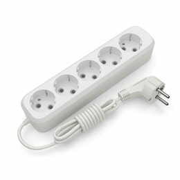 Удлинитель блочный (ABS)  Electrum 5 гнезд 5м с заземлением C-ES-1794