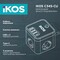 Фото - Сетевой фильтр-удлинитель IKOS C34S-CU Black (0007-CEF) | click.ua