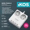 Фото - Сетевой фильтр-удлинитель IKOS F24S-U White (0005-CEF) | click.ua