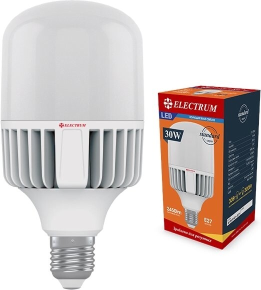 Лампа світлодіодна промислова Electrum 30W E27 4000K (A-LP-1947)