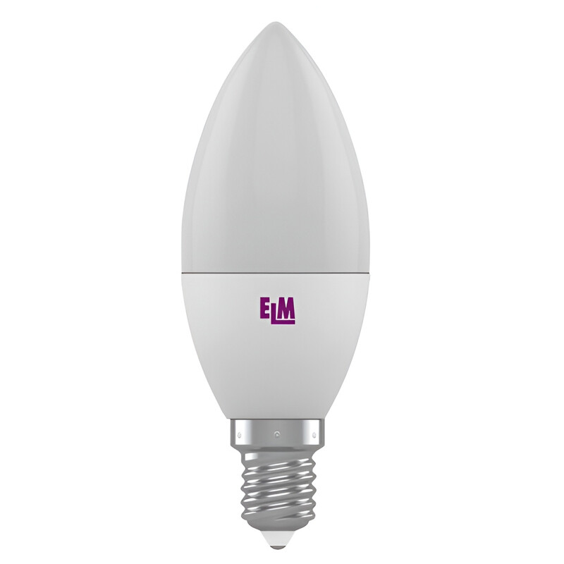 Лампа світлодіодна свічка ELM 6W E14 4000K (18-0013)