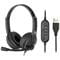 Фото - Гарнітура 2E CH12 USB Black (2E-CH12SU) | click.ua