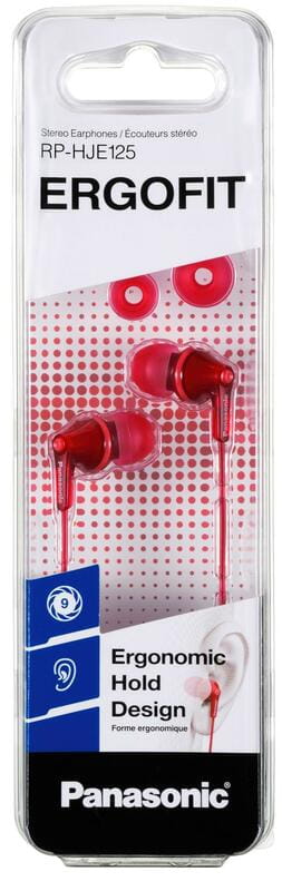 Наушники PANASONIC RP-HJE125E-R