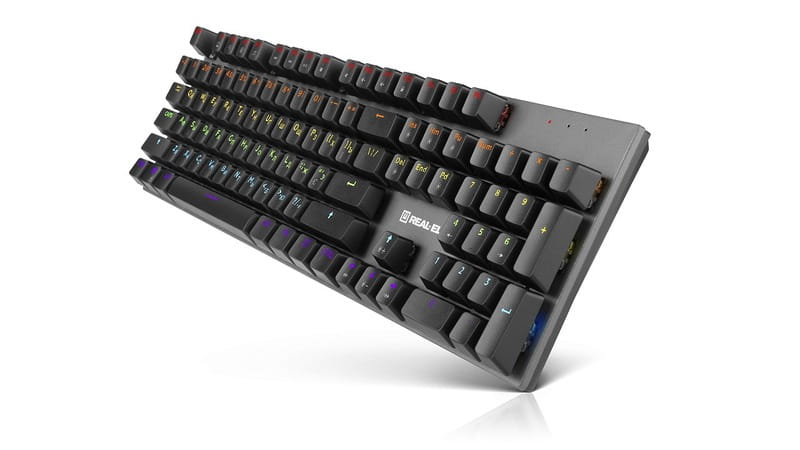 Клавиатура REAL-EL M 13 Grey USB