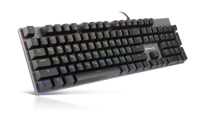 Клавиатура REAL-EL M 13 Grey USB