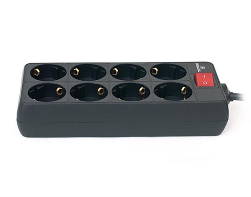 Фильтр питания REAL-EL RS-8 Protect 1.8 м Black (EL122300021)