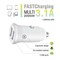 Фото - Автомобильное зарядное устройство Piko CC-312 (2USB, 3.1A) White + кабель Lightning (1283126538810) | click.ua