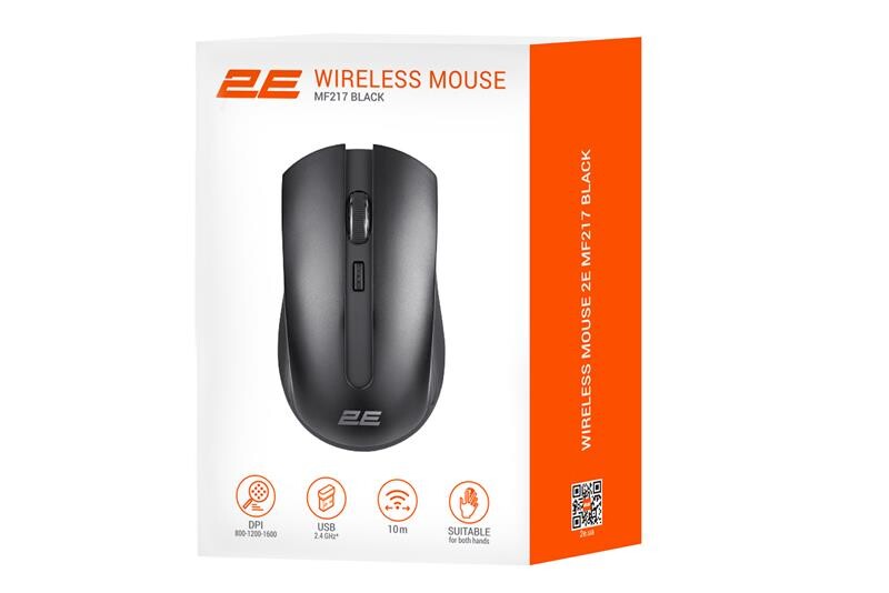 Мышь беспроводная 2E MF217 WL Black (2E-MF217WB)
