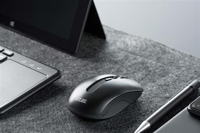 Мышь беспроводная 2E MF217 WL Black (2E-MF217WB)