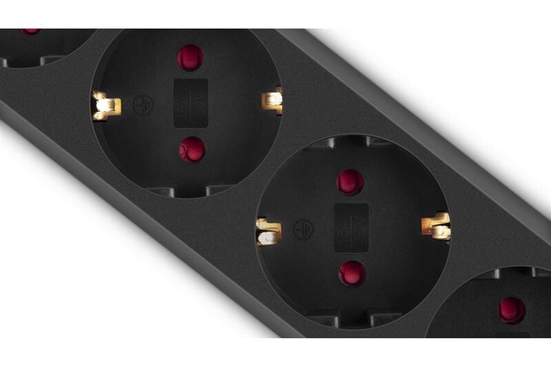 Фильтр питания REAL-EL RS-6 Protect M 1.8м Black (EL122300032)