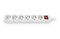 Фото - Фильтр питания REAL-EL RS-6 Protect M 1.8м White (EL122300031) | click.ua